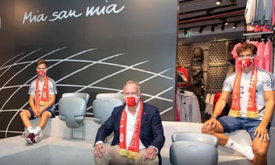 Covid-19: Bayern faz máscaras de cachecóis com fim solidário - TVI