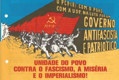 Ephemera Diário: a revolução ao passo dos Bersaglieri - folheto do PCP(R) - TVI