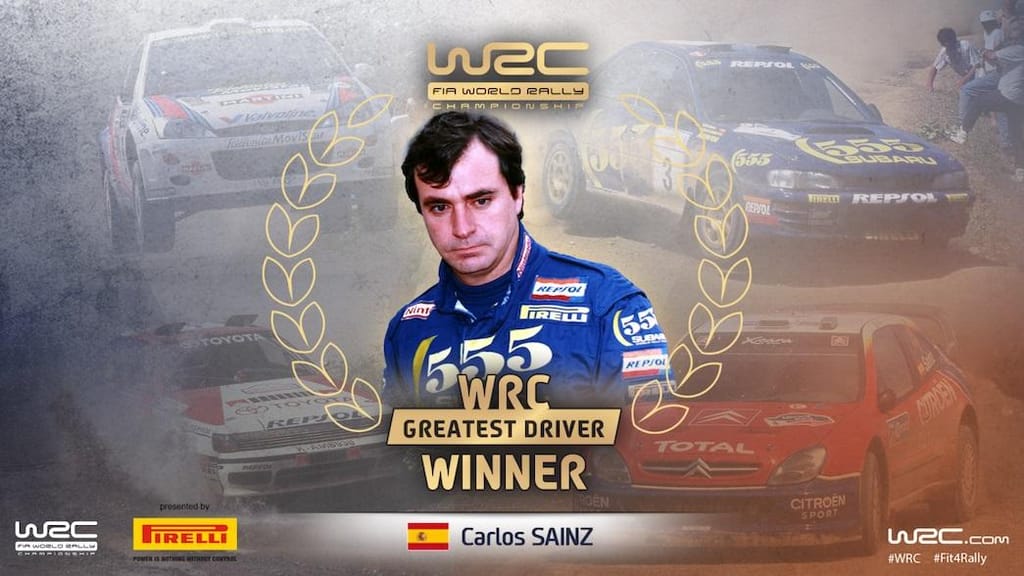 Carlos Sainz é o maior de sempre do WRC (image site WRC)