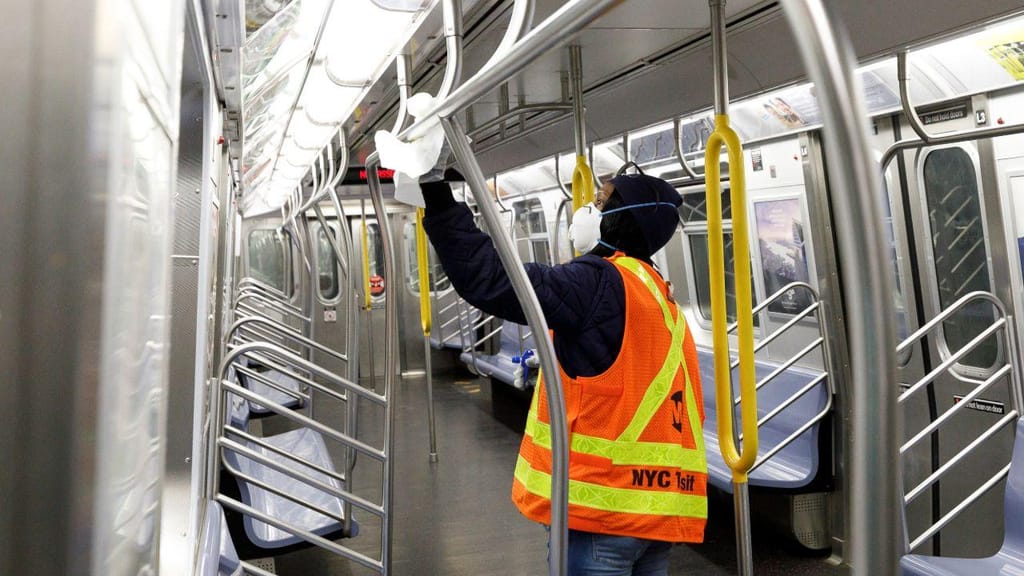 Metro de Nova Iorque fecha para desinfeção
