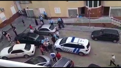 Agentes da PSP agredidos durante detenção nas Olaias - TVI