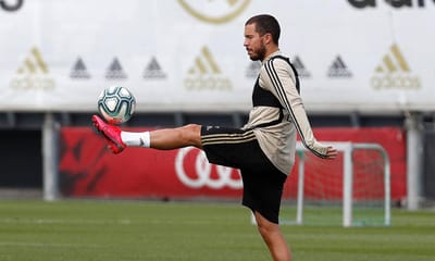 Real Madrid volta aos treinos: trabalho individual e já com Hazard - TVI