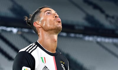 A mensagem de Ronaldo após a derrota na Taça de Itália - TVI