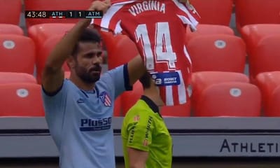 VÍDEO: Diego Costa dedica golo a jogadora operada a tumor cerebral - TVI