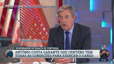 Banco de Portugal: "Conhecem alguém mais competente que Centeno? Indiquem um nome" - TVI