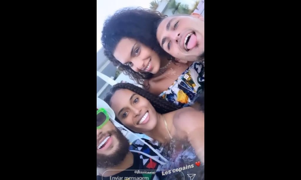Neymar e Verratti de férias