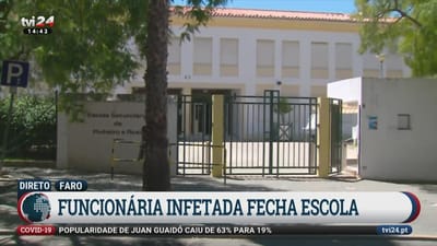 Covid-19: alunos de escola encerrada em Faro já não vão ter aulas presenciais - TVI