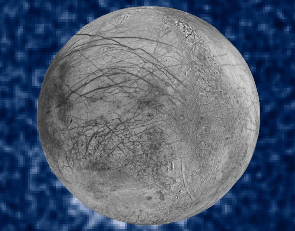 Lua Europa, de Júpiter