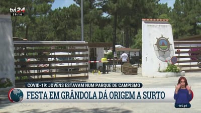 Covid-19: três funcionários do parque de campismo de Grândola infetados após festa ilegal - TVI