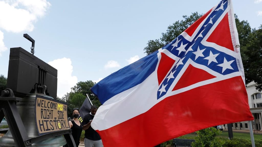 Estado do Mississippi vai retirar da bandeira símbolo da Confederação