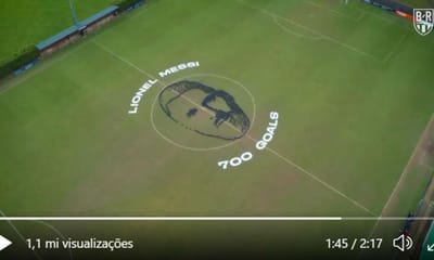 VÍDEO: 700 bolas numa incrível homenagem a Messi - TVI