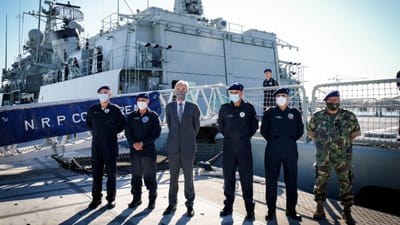 Fragata Corte-Real parte para missão da NATO liderada por português - TVI