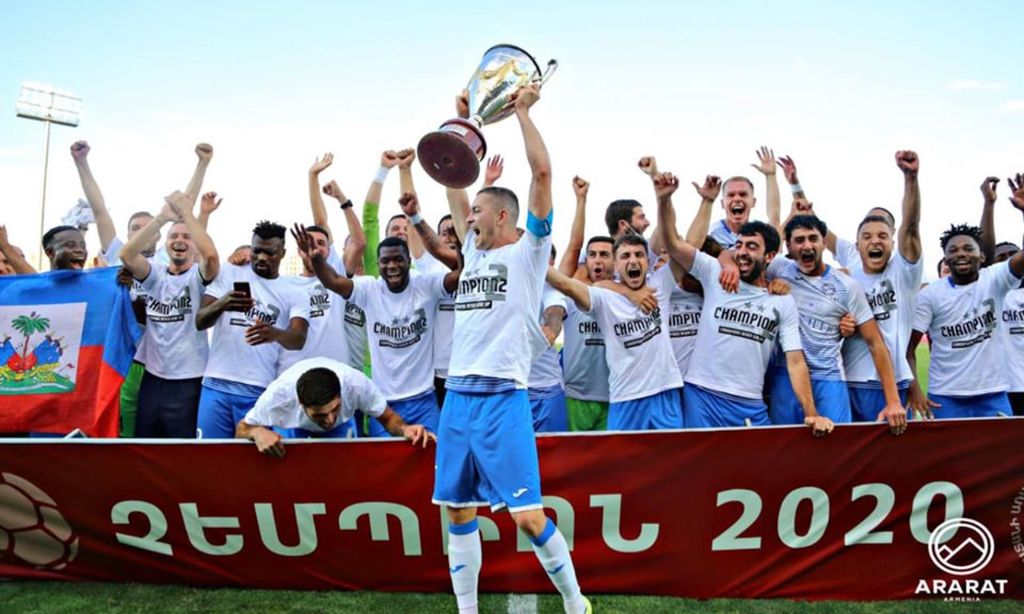 FC Ararat de Ângelo Meneses é campeão na Arménia