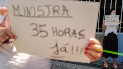 Trabalhadores do Hospital de Braga em greve pelo Acordo Coletivo de Trabalho - TVI