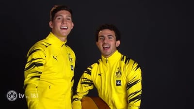 Raphael Guerreiro recebe reforço do Dortmund com... música - TVI