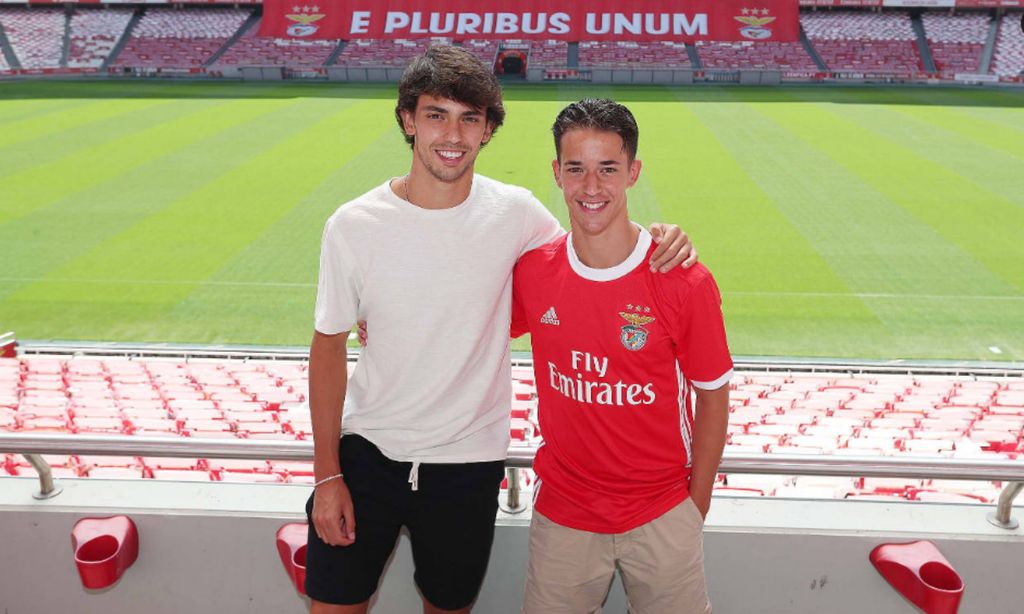 Hugo Félix e João Félix (site Benfica)