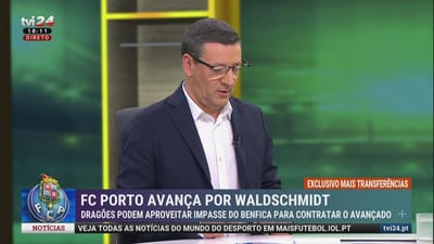 “Interesse do Porto em Waldschmidt pode complicar as coisas para o Benfica” - TVI