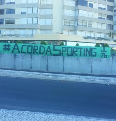 FOTOS: contestação à direção do Sporting em Alvalade - TVI