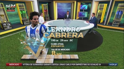 Mais Transferências: Cabrera pode ser o central desejado por Jorge Jesus para o Benfica - TVI