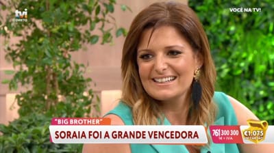 Maria Botelho Moniz para Soraia: «Não existe ninguém como tu» - Big Brother