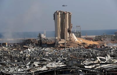 Exército descobre mais de quatro toneladas de nitrato de amónio no porto de Beirute - TVI