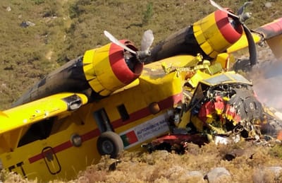 Incêndios: Investigação ao avião Canadair é responsabilidade das autoridades espanholas - TVI