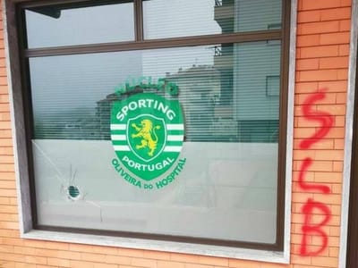 FOTOS: núcleo do Sporting de Oliveira do Hospital foi vandalizado - TVI