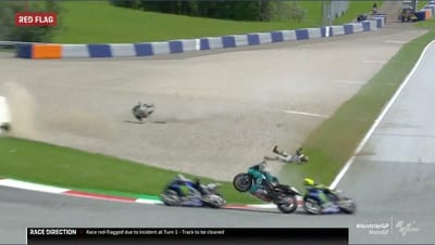 VÍDEO: «milagre» amenizou acidente aparatoso no MotoGP - TVI