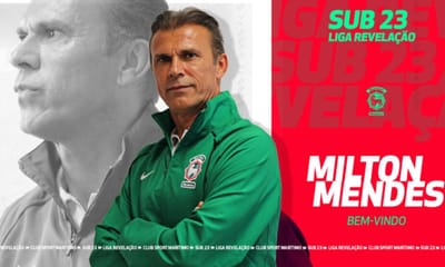 Milton Mendes volta à Madeira para treinar os sub-23 do Marítimo - TVI