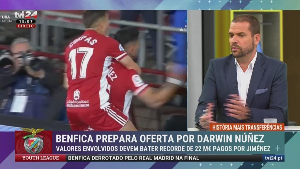 Mais Transferências: Darwin Núñez quer jogar no Benfica