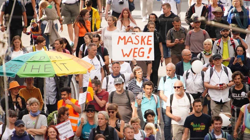 Manifestação em Berlim
