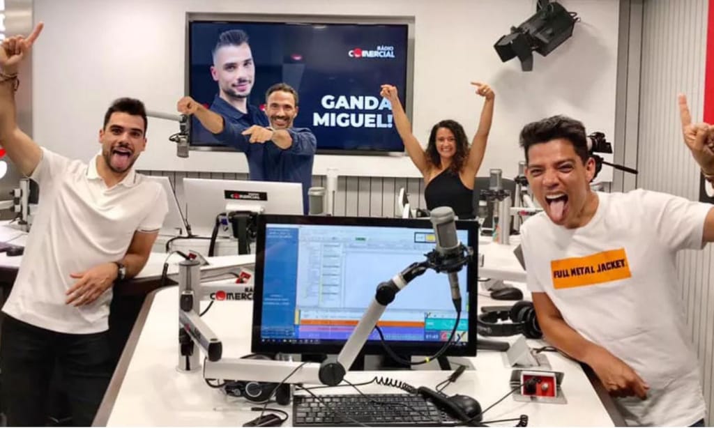 Palmeirim surpreendeu Miguel Oliveira na Rádio Comercial