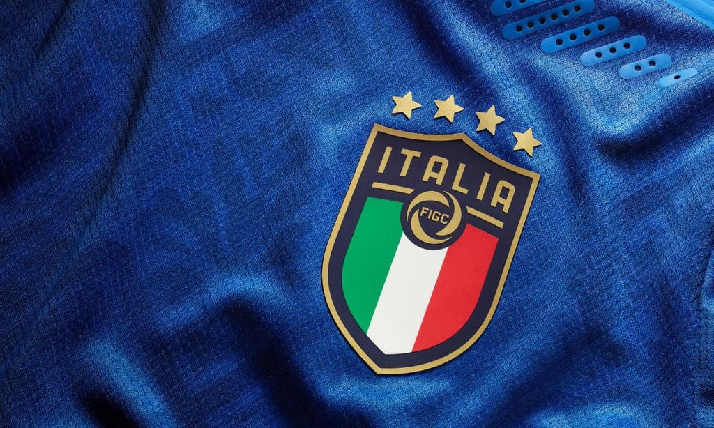 A nova camisola de Itália para 2020-2022