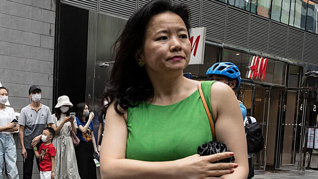 A jornalista Cheng Lei