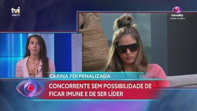 De que lado ficaram os portugueses na discussão entre Carina e Sandra? - Big Brother