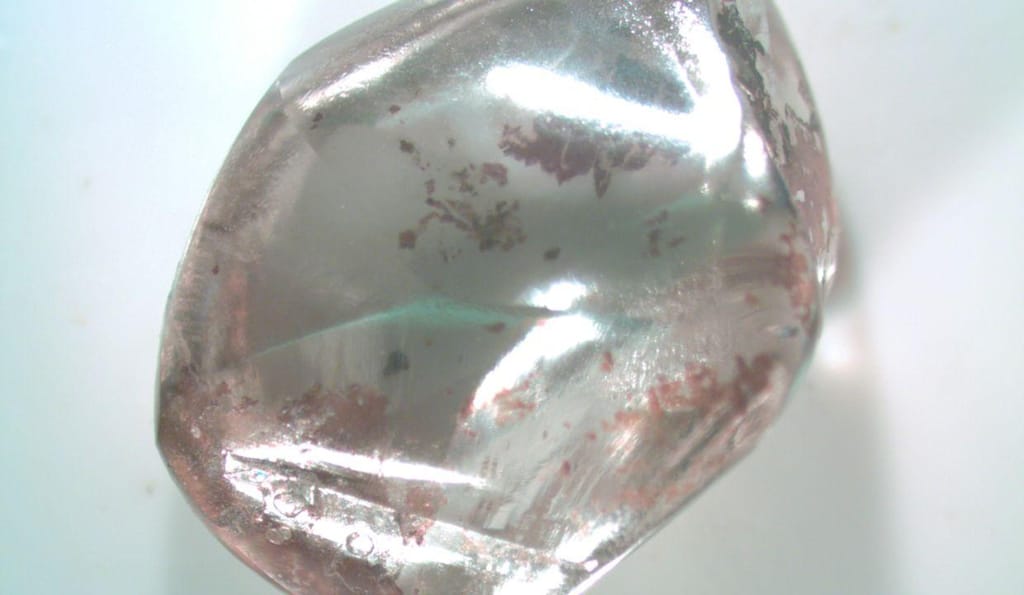 Diamante descoberto no Parque Estadual Crater of Diamonds