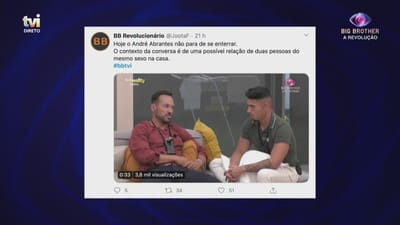 André Abrantes foi alvo de várias criticas nas redes sociais - Big Brother