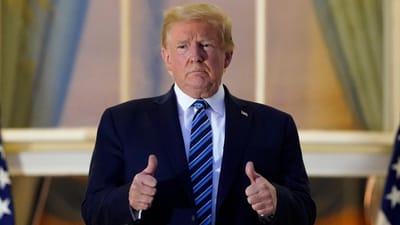 Trump garante que está pronto para retomar campanha e que se sente "perfeito" - TVI