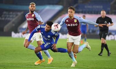 Aston Villa bate Leicester ao cair do pano e mantém arranque perfeito - TVI