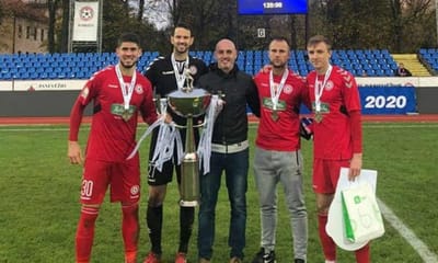 Made in: portugueses do FK Panavezys vencem a Taça da Lituânia - TVI