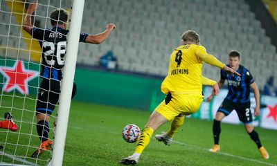 Champions: Dortmund chega à liderança do grupo F com bis de Haaland - TVI