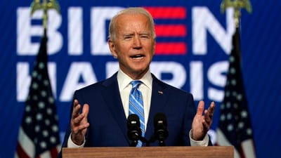 "Acredito que vamos sair vitoriosos", afirma Joe Biden - TVI