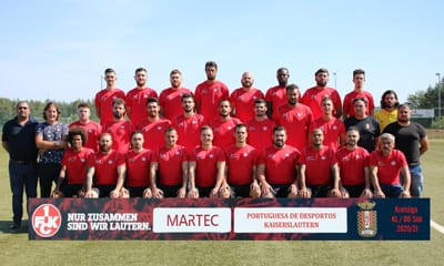 FCK Portugiesen: coração luso do Kaiserslautern não perde há 19 jogos - TVI