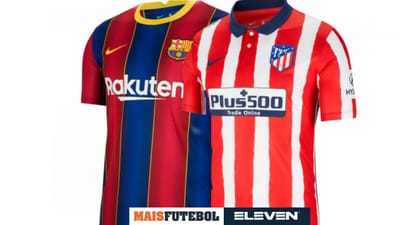 Passatempo Maisfutebol/ELEVEN: saiba quem ganha a bola e as camisolas de Barça e Atlético - TVI