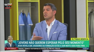 Mais Bastidores: "Os jovens não são parvos e veem o desinvestimento do Benfica na formação” - TVI