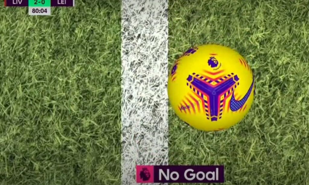 O golo que não aconteceu no Liverpool-Leicester por... praticamente nada