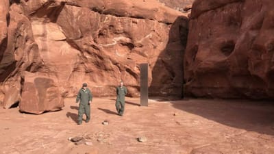 Desapareceu o misterioso monólito encontrado no deserto de Utah - TVI
