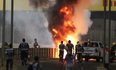 Staff descreve o acidente de Grosjean: «Nunca vi fogo assim» - TVI