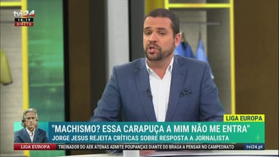 Jorge Jesus acusado de machismo: “Ou o presidente do CNID é incompetente ou agiu de má-fé” - TVI