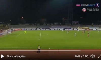 VÍDEO: ex-Barcelona marca do meio-campo na Roménia - TVI